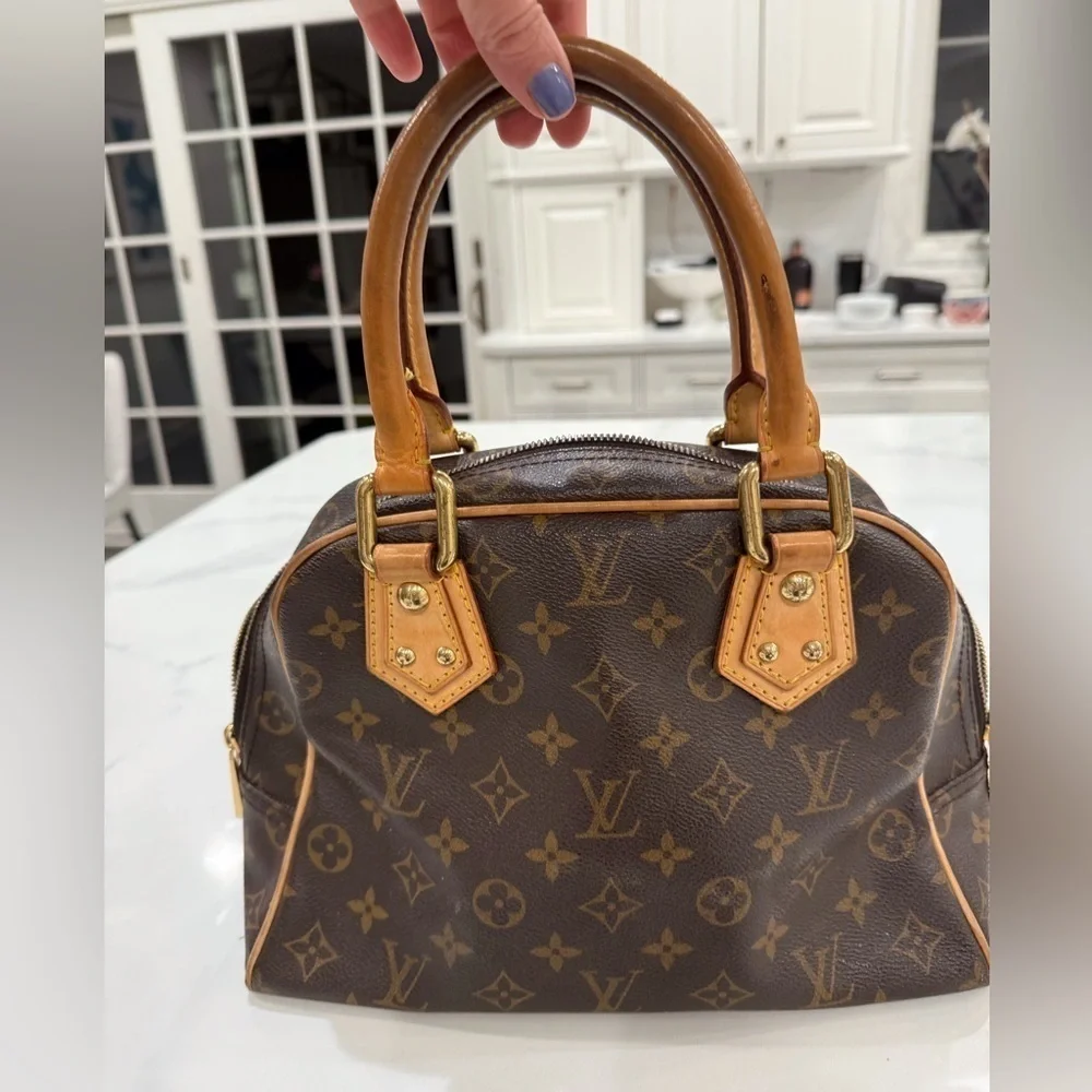 Louis Vuitton Monogram Manhattan PM logo Handbag 2005 collection 100% Authentic - Picture 2 of 16